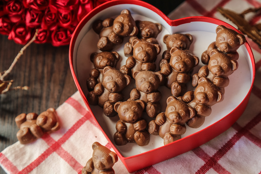 Cokelat Berbentuk Beruang