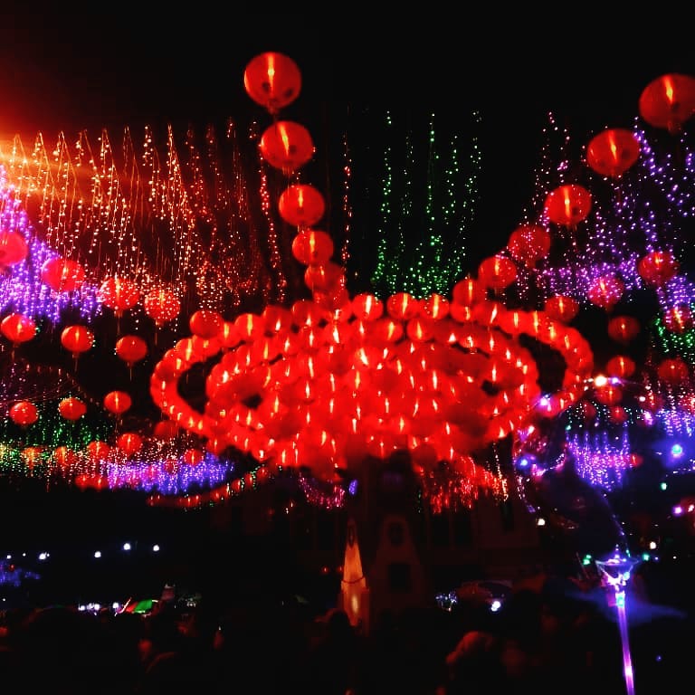 Ilustrasi festival lampion