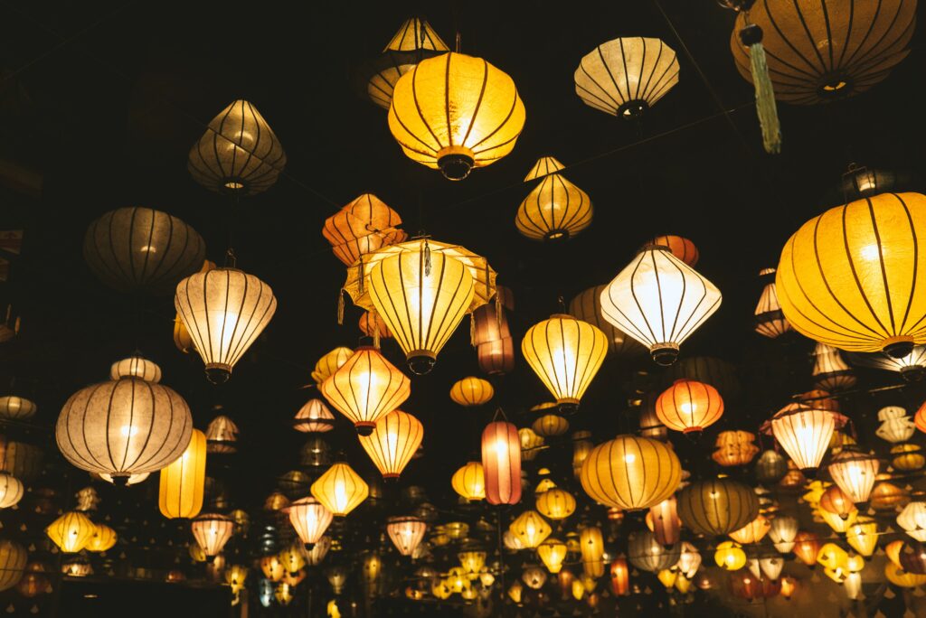 Ilustrasi festival lampion