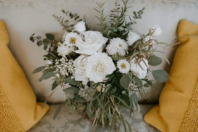 White Roses on Funeral