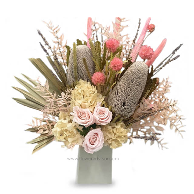 Pink rose bouquet