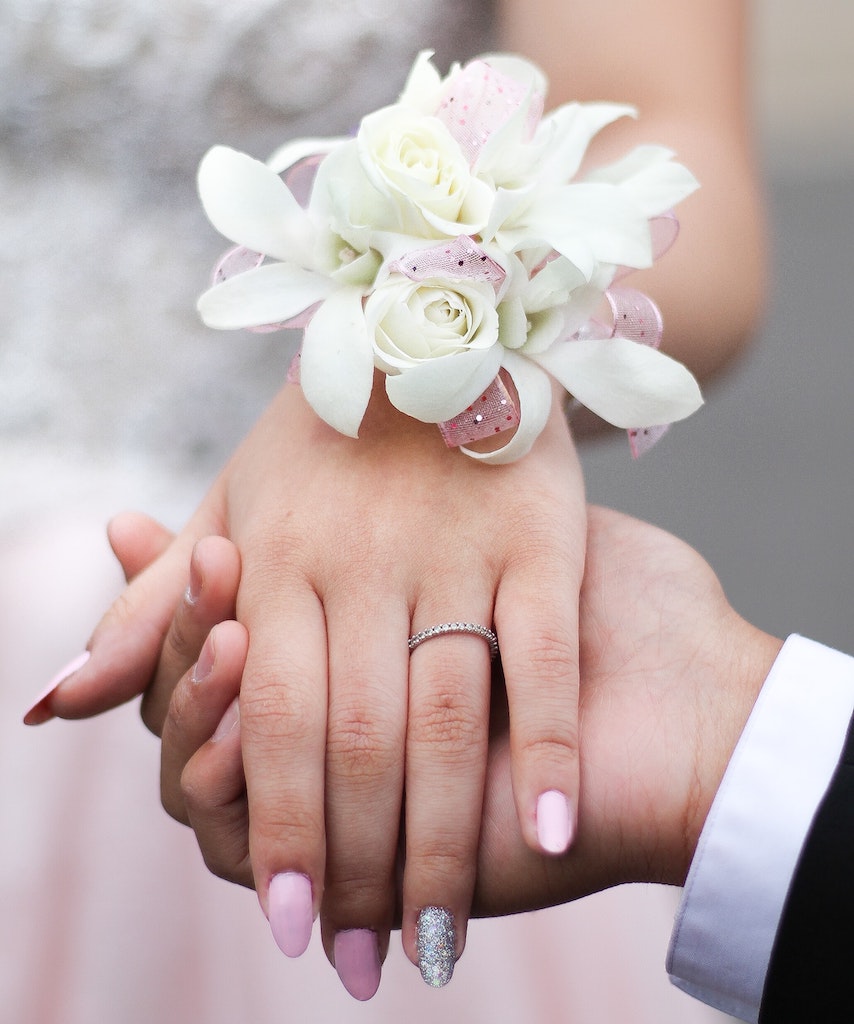 White corsage