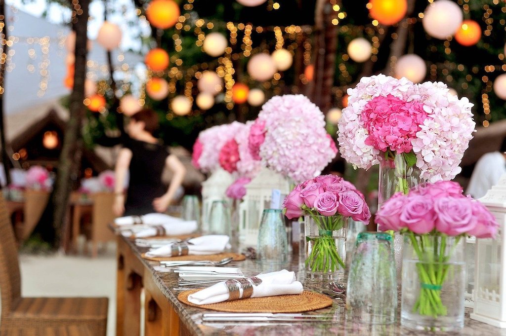 table flowers
