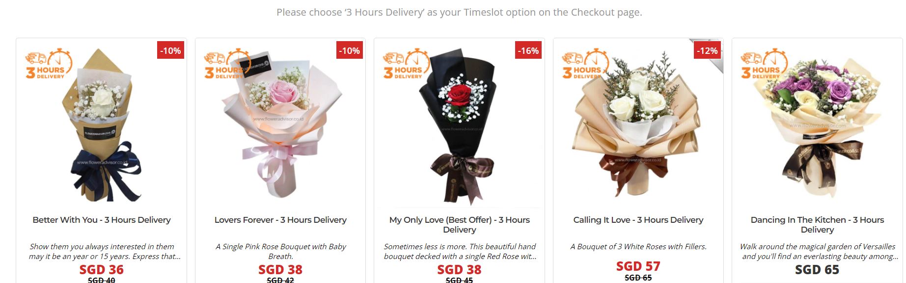 3 Hours Delivery