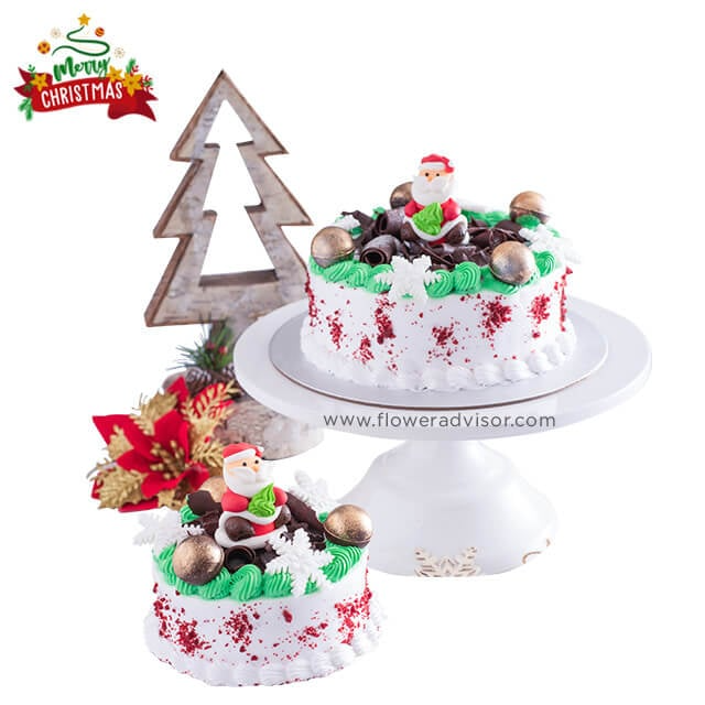 Christmas Red Velvet Cake