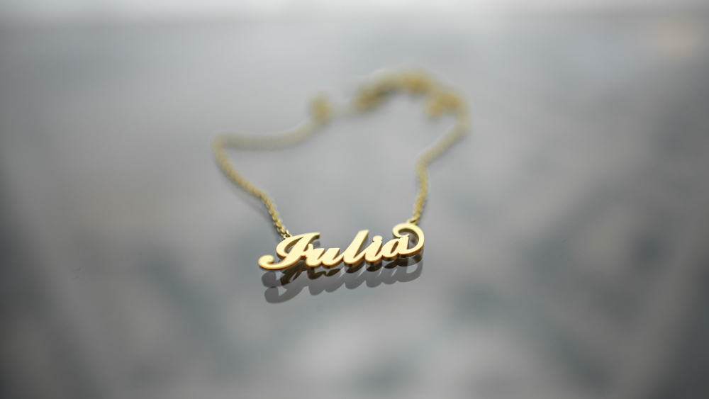 Initial Necklace as Christmas Gift for Her