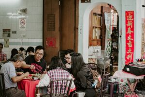 Lou sang is a Chinese New Year Traditional Food in Singapore
