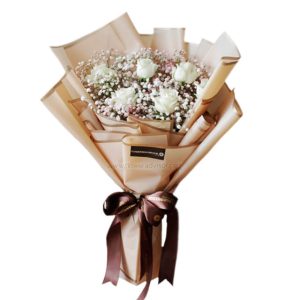 white roses